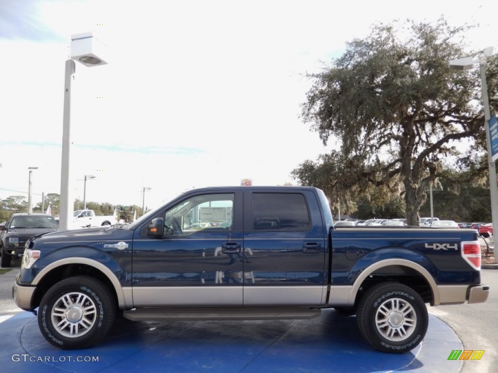 Blue Jeans 2014 Ford F150 King Ranch SuperCrew 4x4 Exterior Photo #89509776