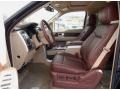 2014 Ford F150 King Ranch Chaparral/Pale Adobe Interior Front Seat Photo