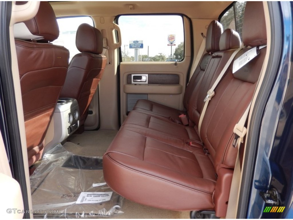 King Ranch Chaparral/Pale Adobe Interior 2014 Ford F150 King Ranch SuperCrew 4x4 Photo #89509902