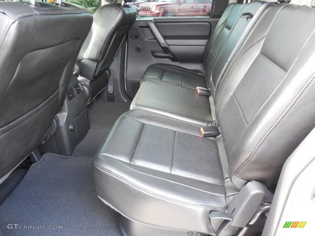 Charcoal Interior 2011 Nissan Titan SL Crew Cab 4x4 Photo #89510086
