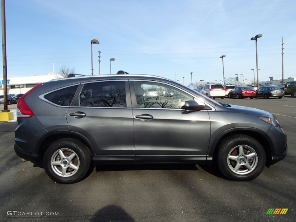 2012 CR-V EX-L 4WD - Polished Metal Metallic / Gray photo #4