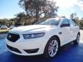 White Platinum 2014 Ford Taurus SHO AWD Exterior