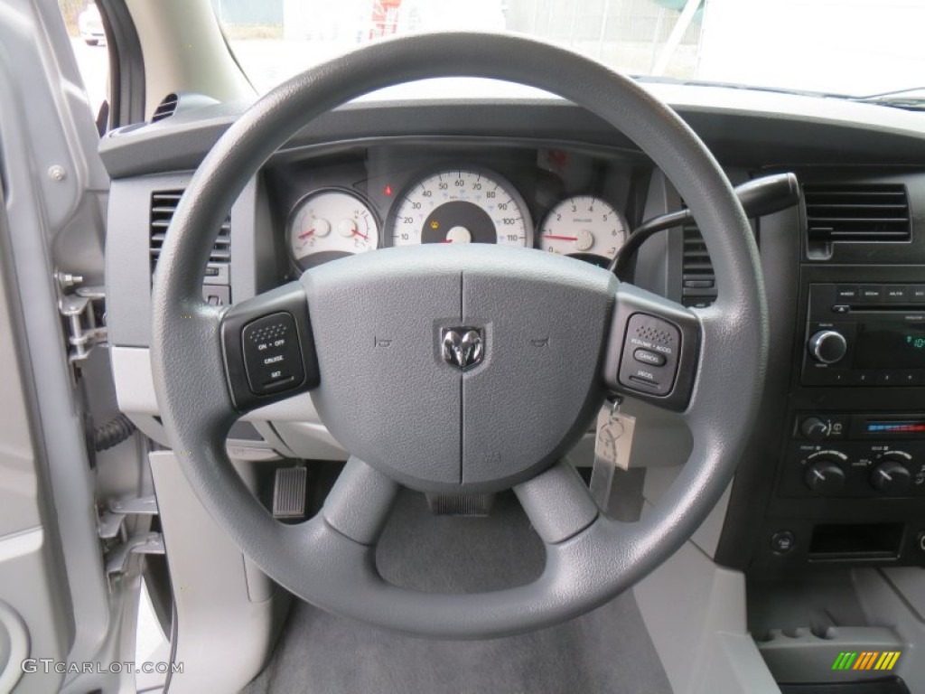 2009 Dodge Durango SE 4x4 Dark Slate Gray/Light Slate Gray Steering Wheel Photo #89511232