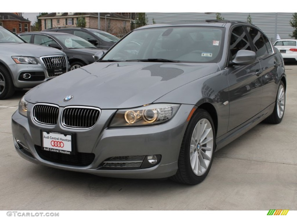 2011 3 Series 335d Sedan - Space Gray Metallic / Black photo #3