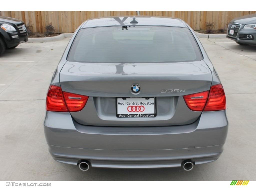 2011 3 Series 335d Sedan - Space Gray Metallic / Black photo #8