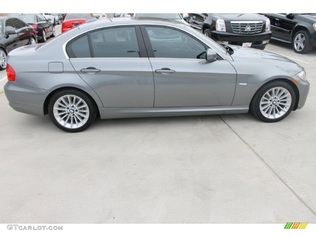 2011 3 Series 335d Sedan - Space Gray Metallic / Black photo #11