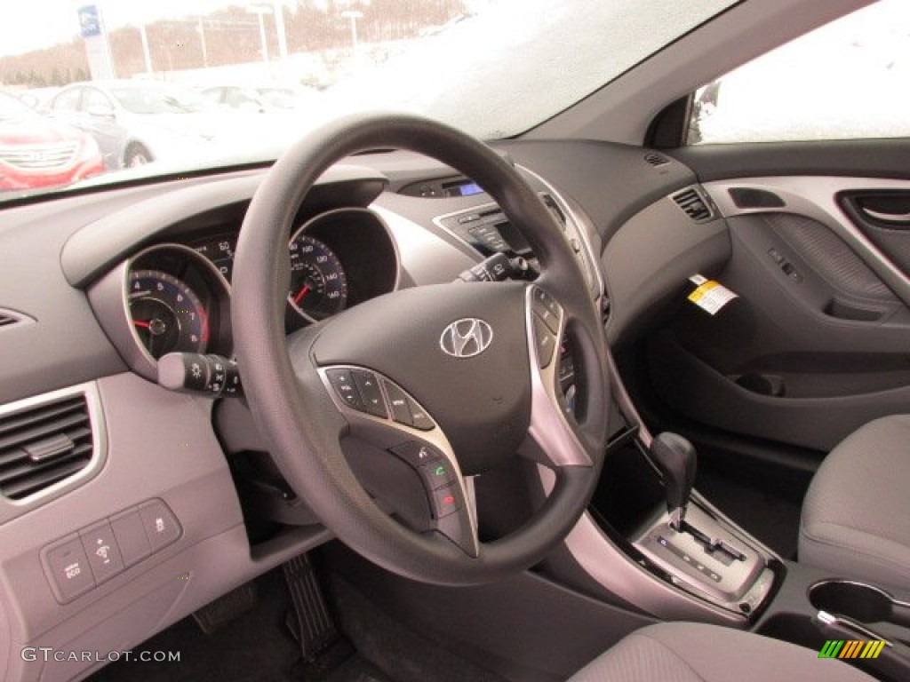 2013 Elantra GLS - Silver / Gray photo #8