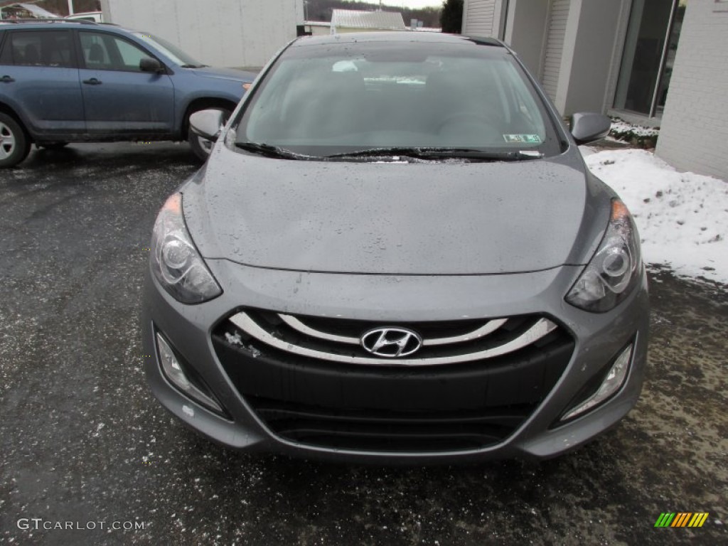 2014 Elantra GT - Titanium Gray Metallic / Black photo #3