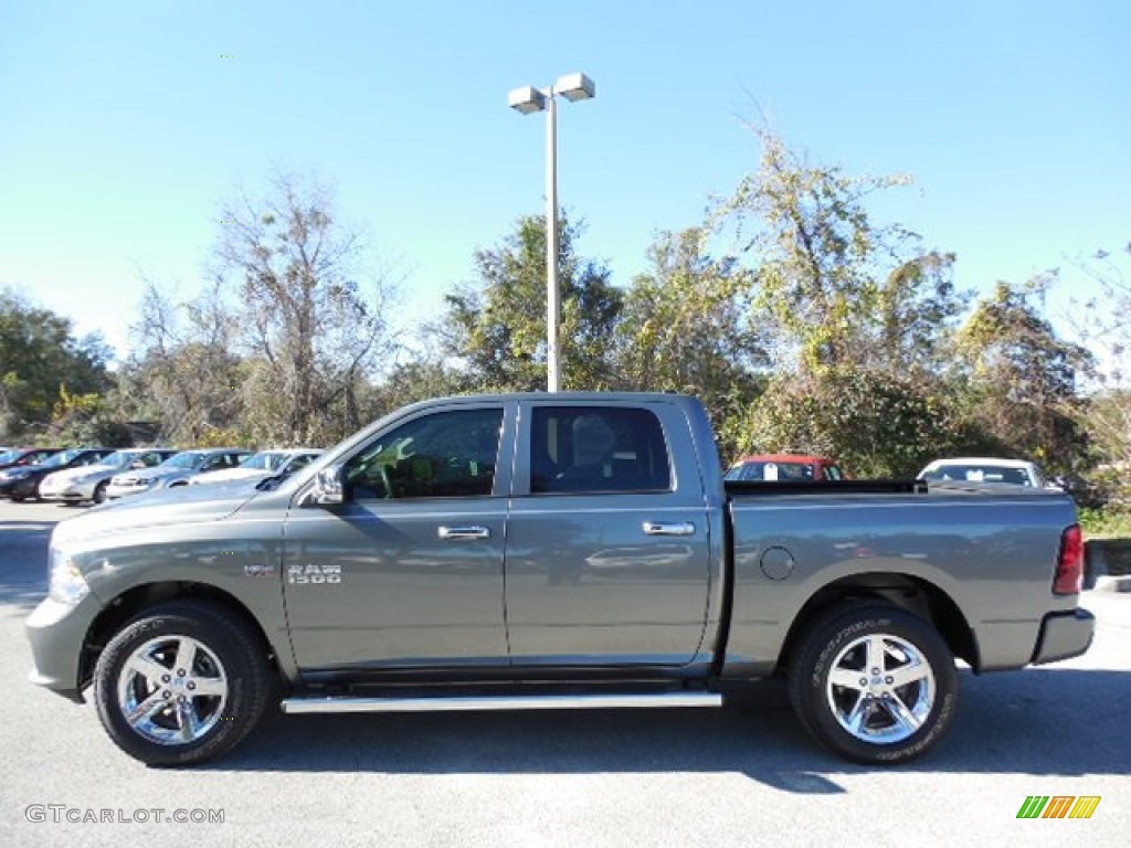 2013 1500 Express Crew Cab - Mineral Gray Metallic / Black/Diesel Gray photo #2