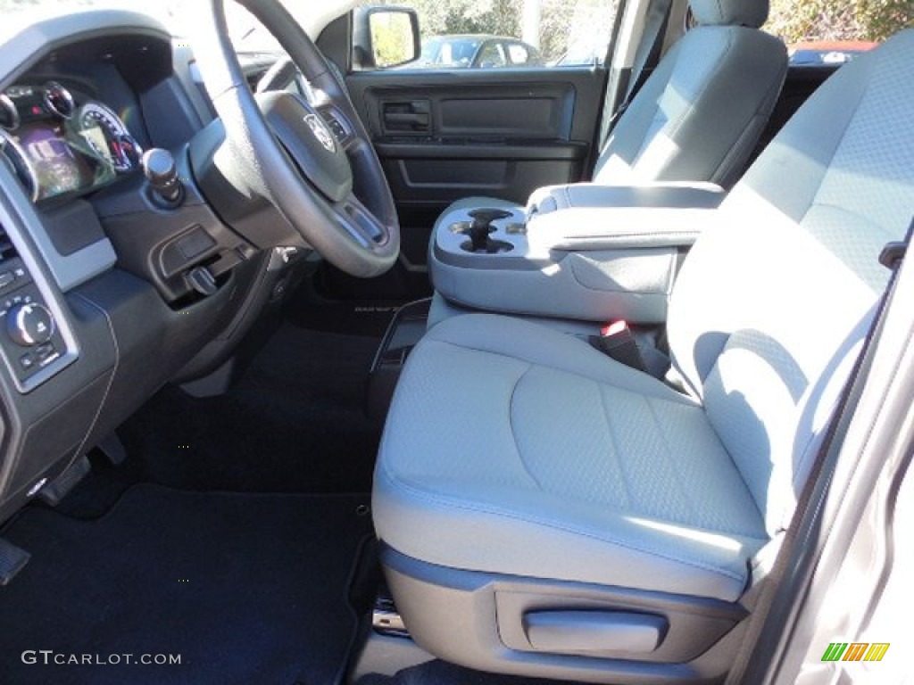 2013 1500 Express Crew Cab - Mineral Gray Metallic / Black/Diesel Gray photo #4