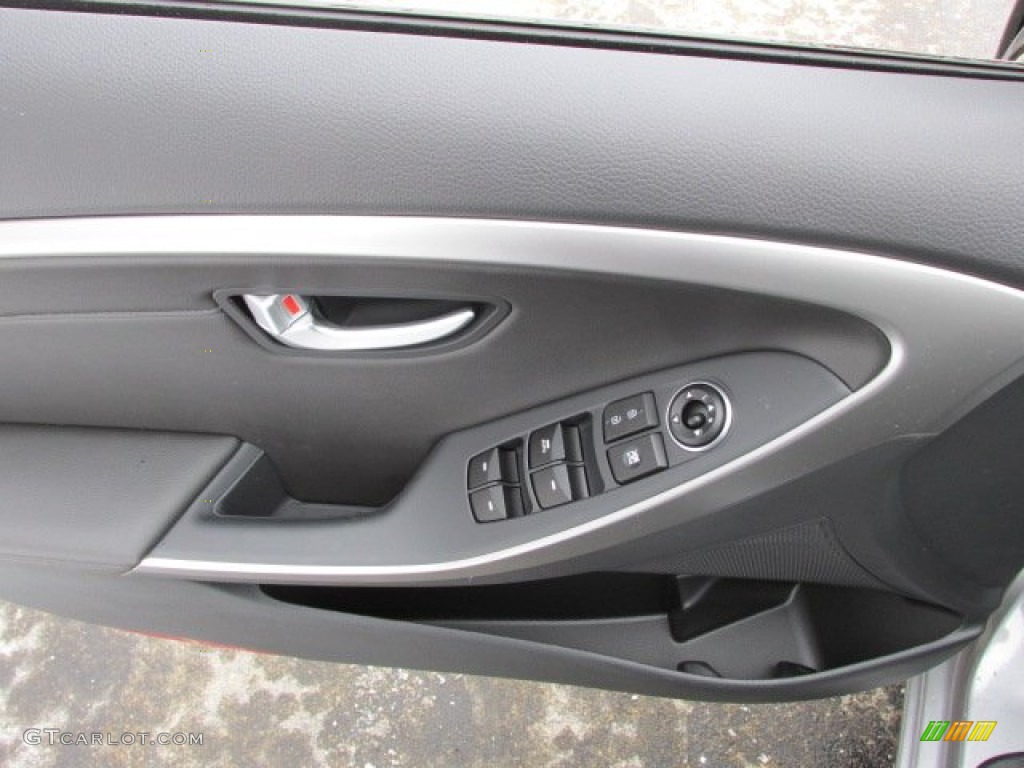 2014 Elantra GT - Titanium Gray Metallic / Black photo #7