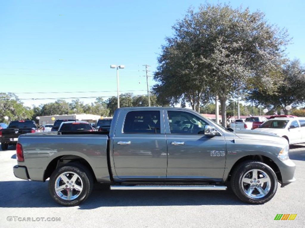 2013 1500 Express Crew Cab - Mineral Gray Metallic / Black/Diesel Gray photo #9