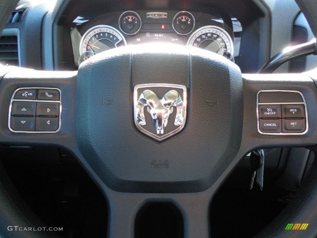 2013 1500 Express Crew Cab - Mineral Gray Metallic / Black/Diesel Gray photo #21