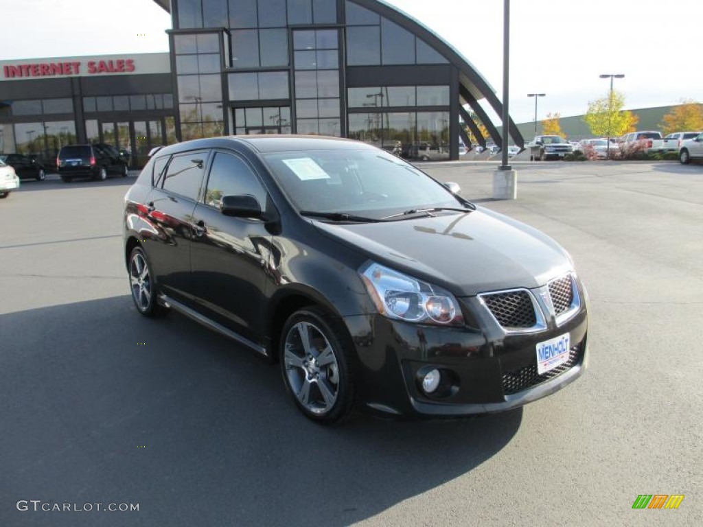 2009 Vibe GT - Jet Black Metallic / Ebony photo #1