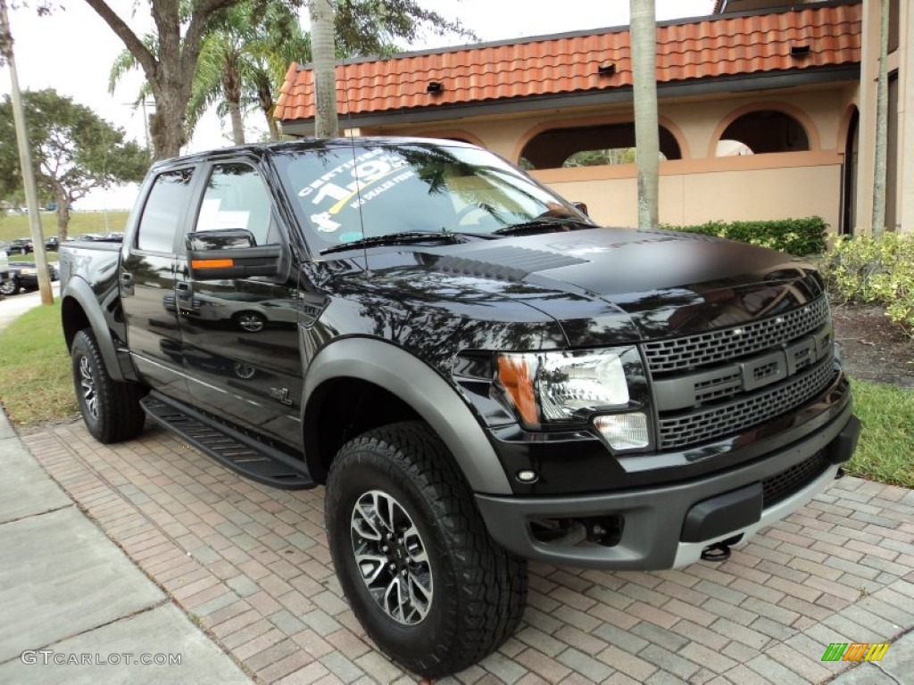 Tuxedo Black Metallic 2012 Ford F150 SVT Raptor SuperCrew 4x4 Exterior Photo #89514169