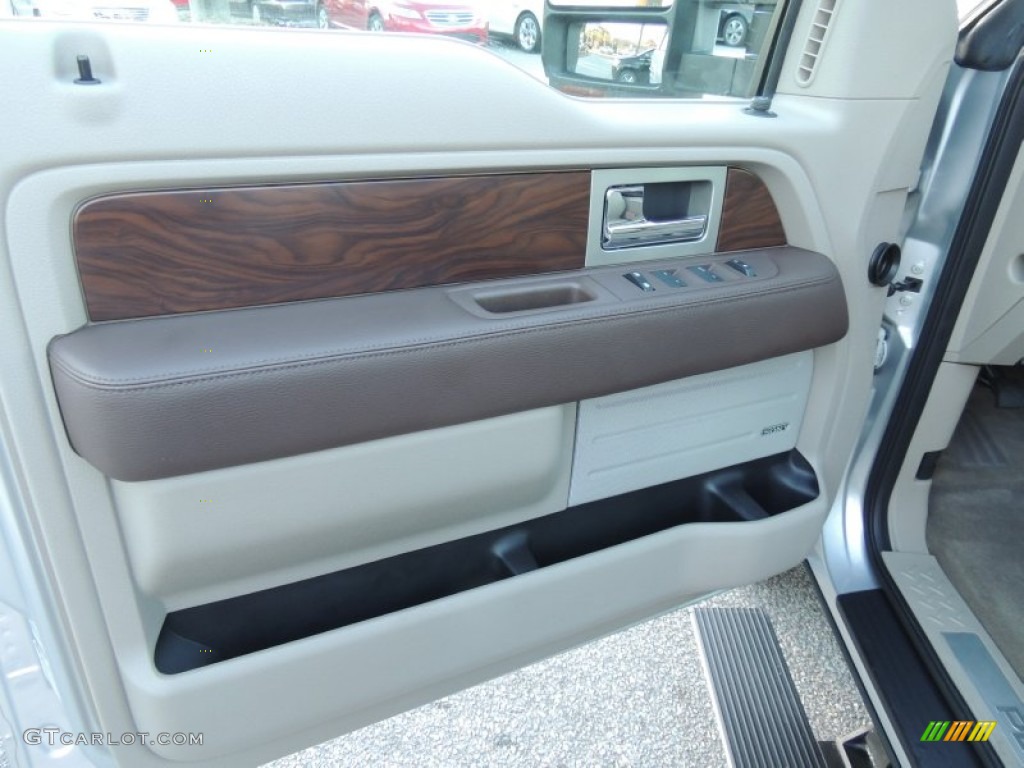 2010 F150 Platinum SuperCrew 4x4 - Ingot Silver Metallic / Medium Stone Leather/Sienna Brown photo #6