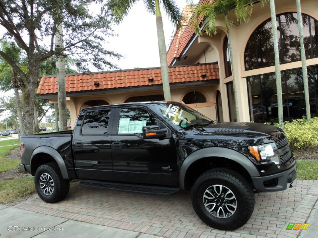 Tuxedo Black Metallic 2012 Ford F150 SVT Raptor SuperCrew 4x4 Exterior Photo #89514268