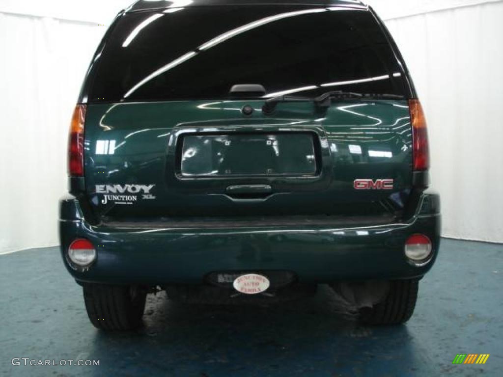 2005 Envoy XL SLE 4x4 - Emerald Jewel Green Metallic / Light Tan/Ebony photo #33