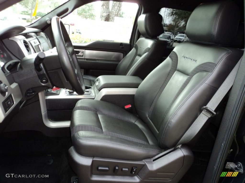 2012 Ford F150 SVT Raptor SuperCrew 4x4 Front Seat Photo #89514616