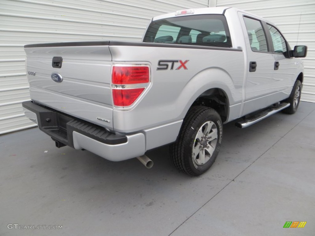 2014 F150 STX SuperCrew - Ingot Silver / Steel Grey photo #4