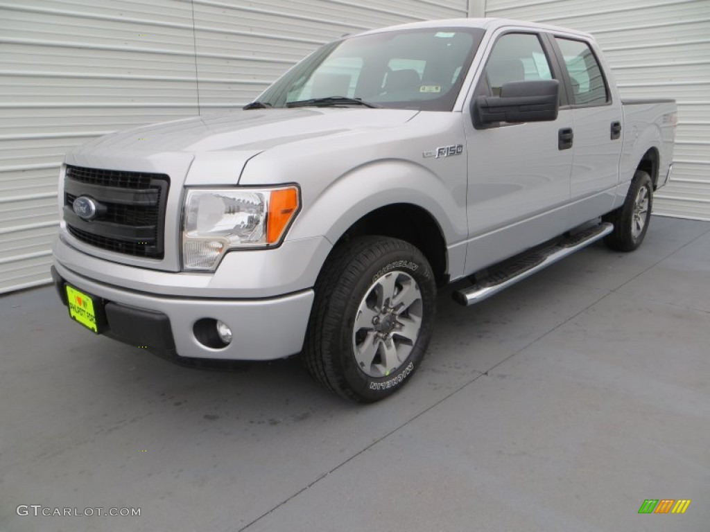 2014 F150 STX SuperCrew - Ingot Silver / Steel Grey photo #7