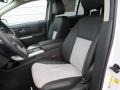 SEL Appearance Charcoal Black Leather/Gray Alcantara Front Seat Photo for 2014 Ford Edge #89517685