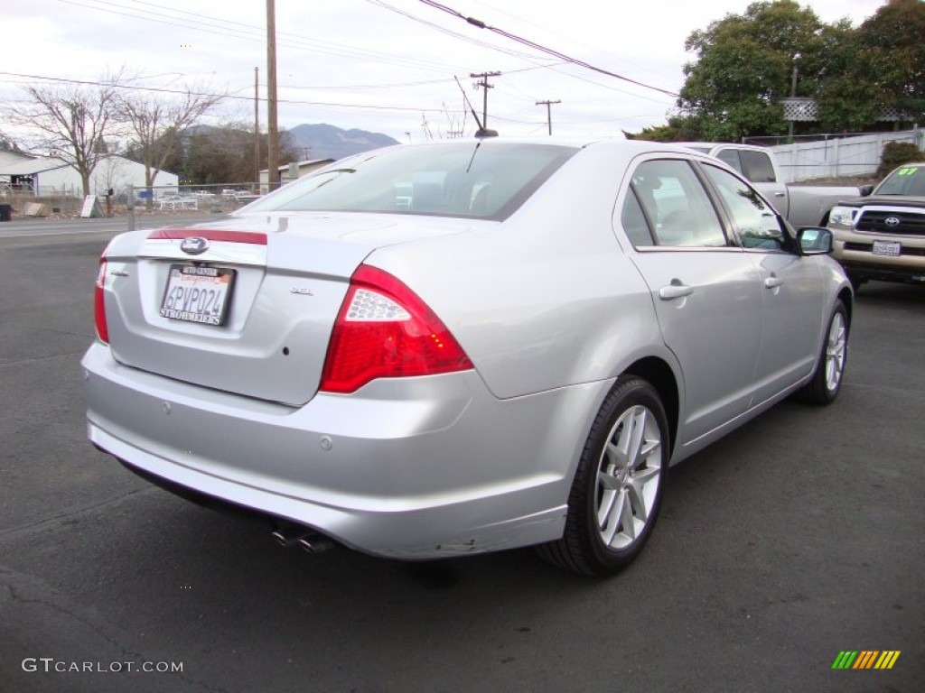 2011 Fusion SEL - Ingot Silver Metallic / Charcoal Black photo #7