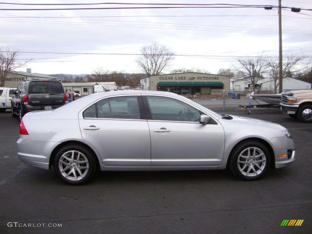 2011 Fusion SEL - Ingot Silver Metallic / Charcoal Black photo #8