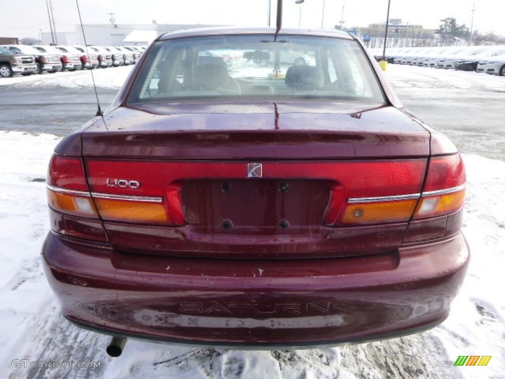 2002 L Series L100 Sedan - Dark Red / Gray photo #3