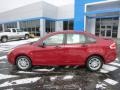 Sangria Red Metallic 2009 Ford Focus SE Sedan Exterior