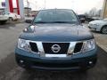 2014 Graphite Blue Nissan Frontier SV Crew Cab 4x4  photo #2