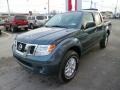 2014 Graphite Blue Nissan Frontier SV Crew Cab 4x4  photo #3