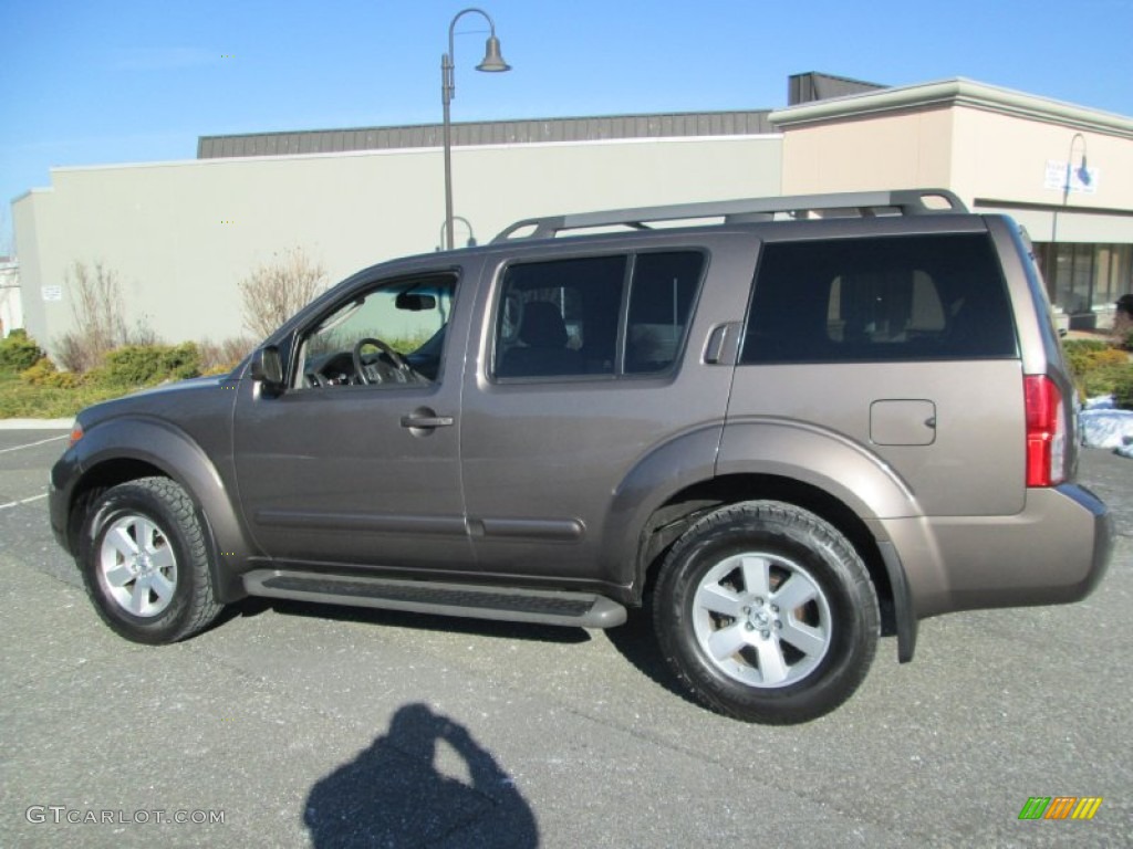 Mocha 2008 Nissan Pathfinder SE 4x4 Exterior Photo #89522659