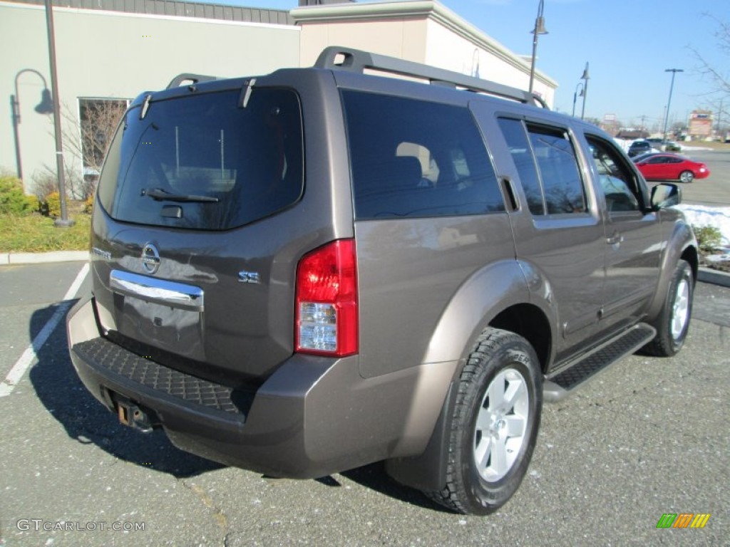 2008 Pathfinder SE 4x4 - Mocha / Graphite photo #7