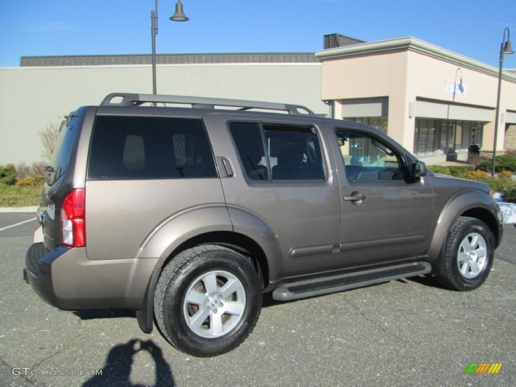 2008 Pathfinder SE 4x4 - Mocha / Graphite photo #8