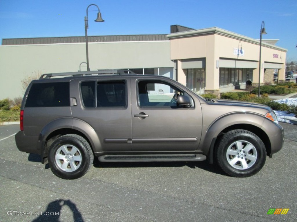 2008 Pathfinder SE 4x4 - Mocha / Graphite photo #9