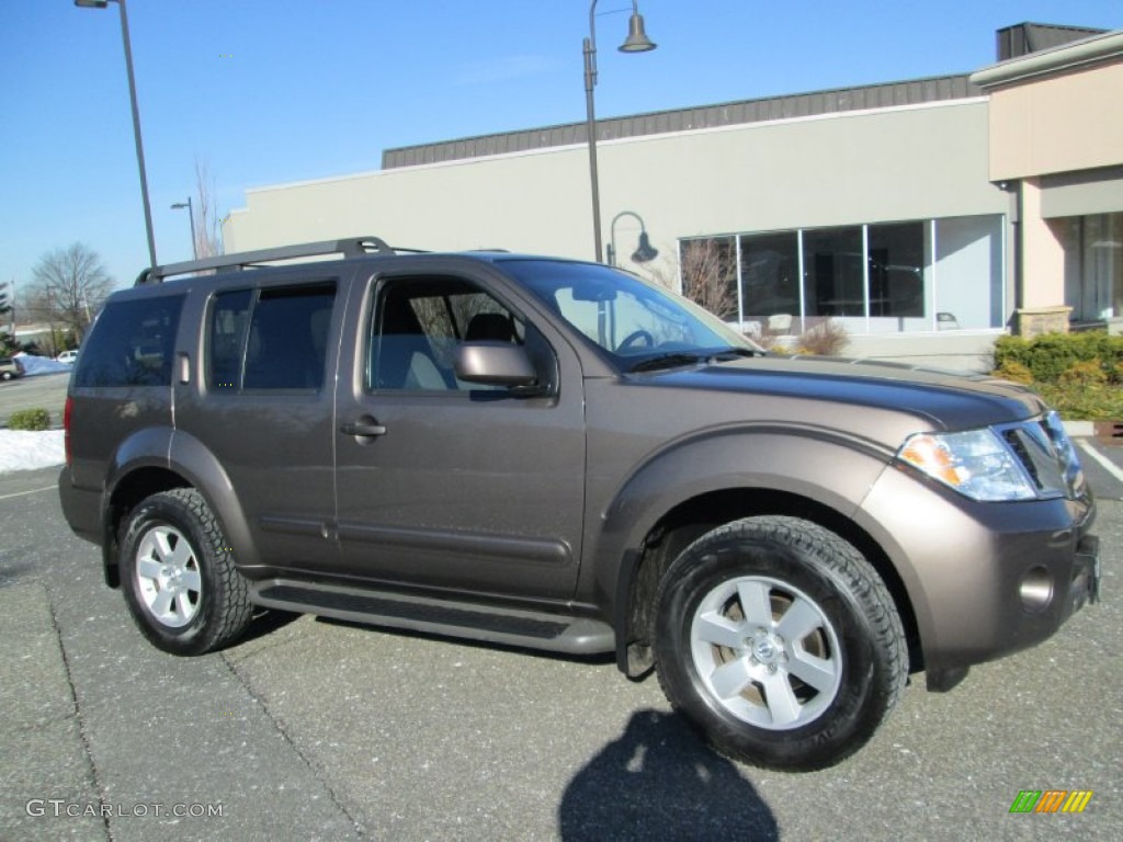 2008 Pathfinder SE 4x4 - Mocha / Graphite photo #10