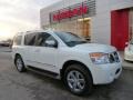 Pearl White 2014 Nissan Armada Platinum