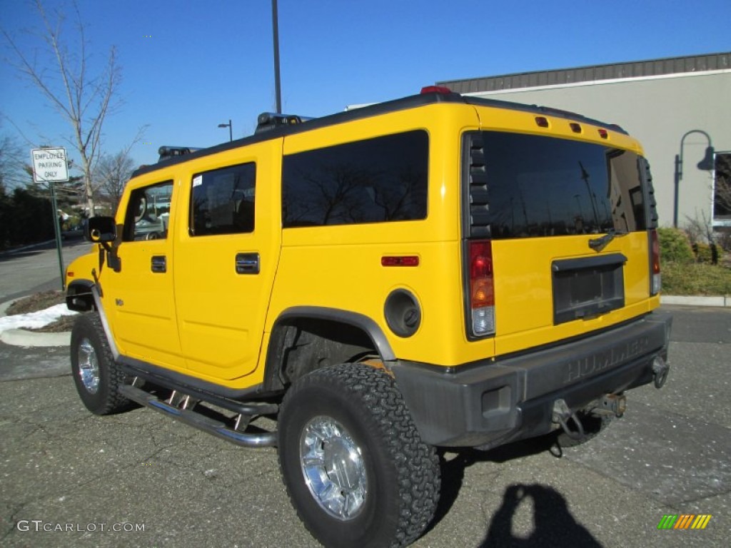 Yellow 2003 Hummer H2 SUV Exterior Photo #89524426