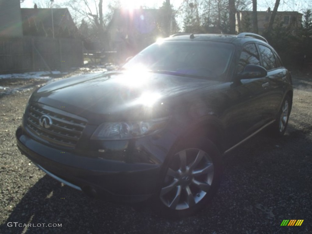 2007 FX 35 AWD - Sapphire Blue Metallic / Graphite photo #1