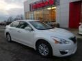 2014 Pearl White Nissan Altima 2.5 S  photo #1