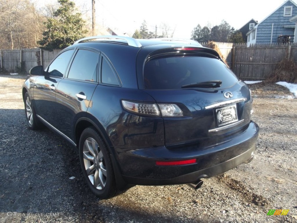 2007 FX 35 AWD - Sapphire Blue Metallic / Graphite photo #4