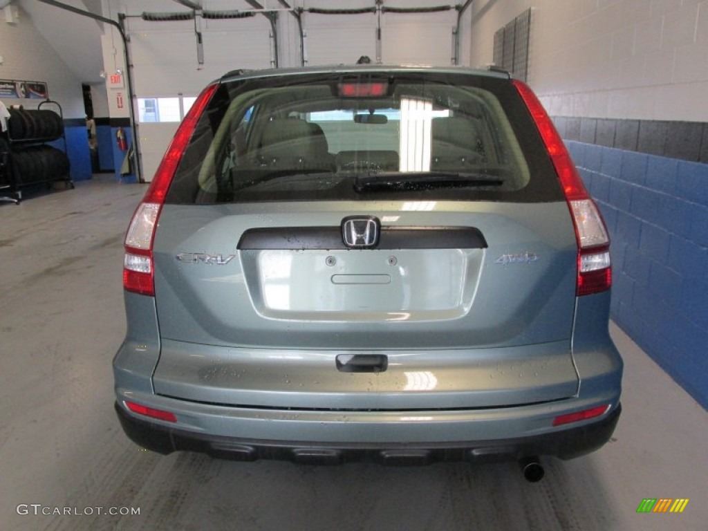 2011 CR-V LX 4WD - Opal Sage Metallic / Ivory photo #4