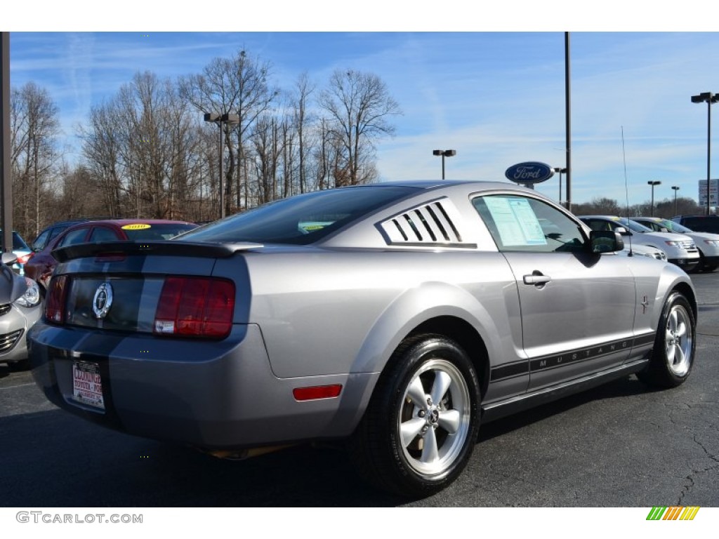 2007 Mustang V6 Premium Coupe - Tungsten Grey Metallic / Dark Charcoal photo #4