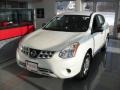 2011 Pearl White Nissan Rogue S AWD  photo #1