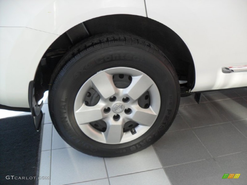 2011 Rogue S AWD - Pearl White / Black photo #20