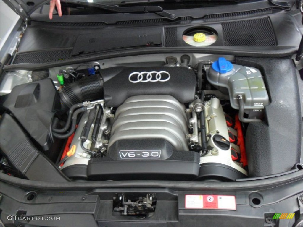 2003 Audi A6 3.0 quattro Sedan 3.0 Liter DOHC 30-Valve V6 Engine Photo #89528494