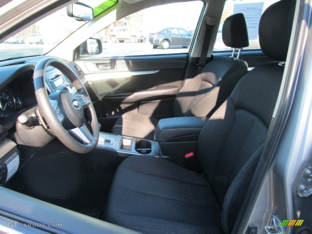 2011 Outback 2.5i Wagon - Steel Silver Metallic / Off Black photo #14