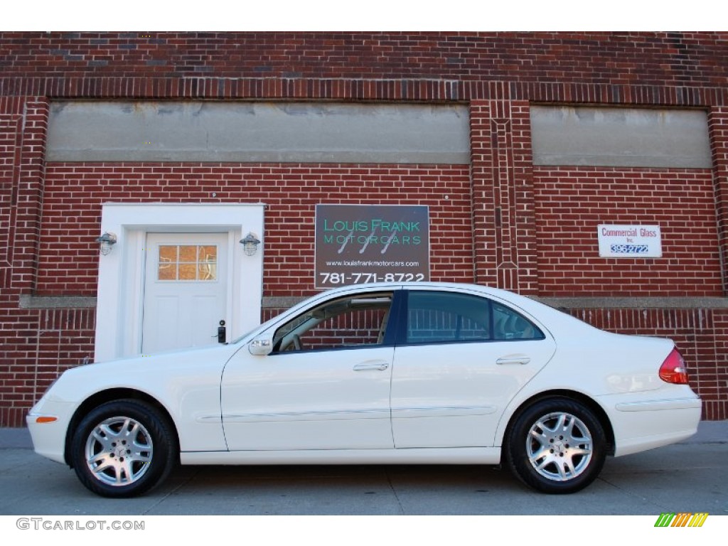 2004 E 320 4Matic Sedan - Alabaster White / Stone photo #1