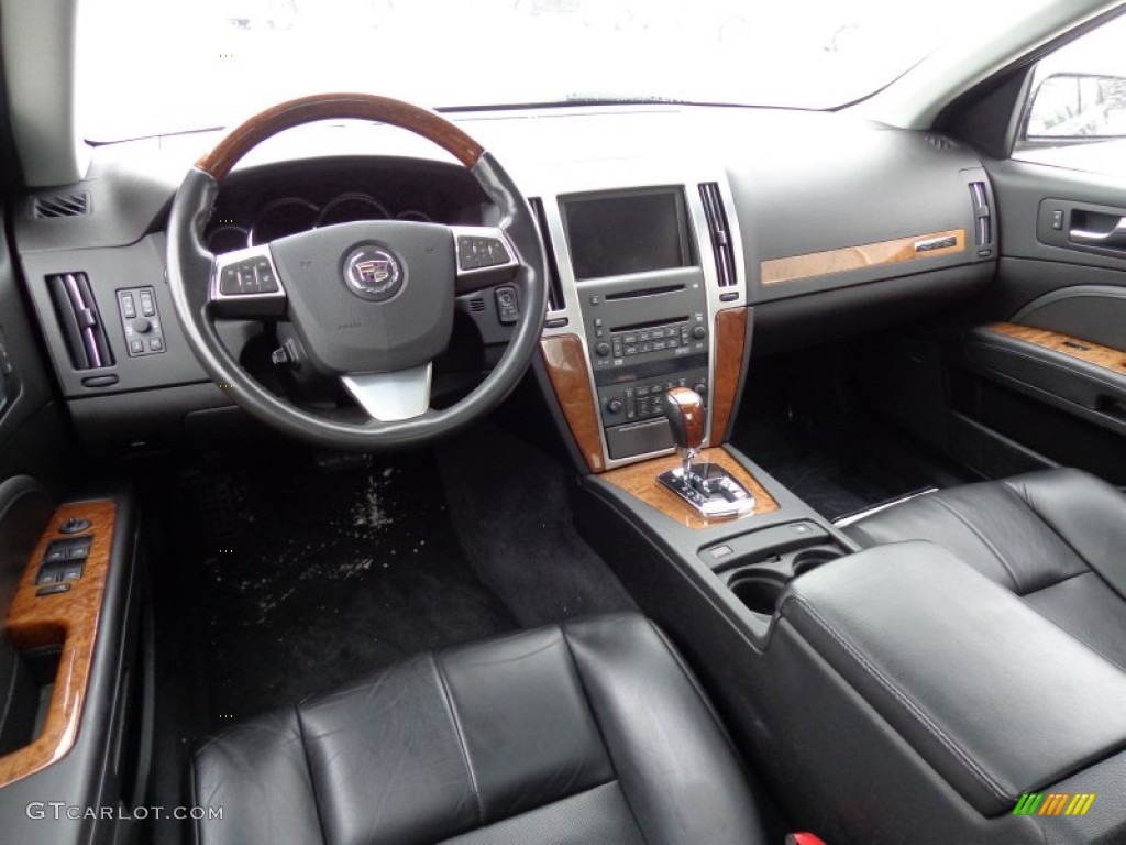 Ebony Interior 2008 Cadillac STS 4 V8 AWD Photo #89529181